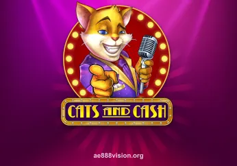 Hình ảnh minh họa trò chơi Cats And Cash tại ae888vision